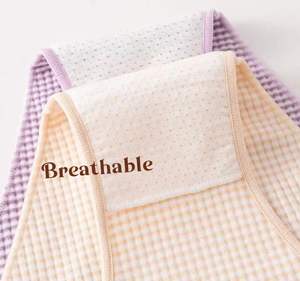 Culottes en polyester pour femmes, haute élasticité, couture exquise, motif à carreaux frais et charmant, sous-vêtements pour femmes, lingerie - Product Image 3