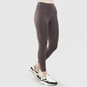 Leggings Capri Décontractés XL Enthral Taille Haute Respirants Extensibles en Tissu Tricoté Sans Couture Chauds d'Hiver Motif Style Cuir Gris - Product Image 5