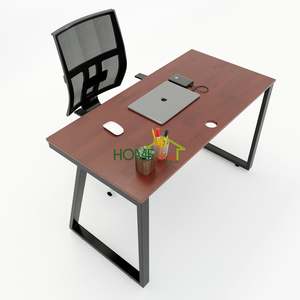 โต๊ะทำงานประกอบเองรุ่น HBTH002 Minimalist Trapeze II ขนาด 120x60 ซม. สำหรับห้องนอนหรือสำนักงาน โต๊ะคอมพิวเตอร์แบบมอเตอร์คู่ ใช้งานง่าย - Product Image 2