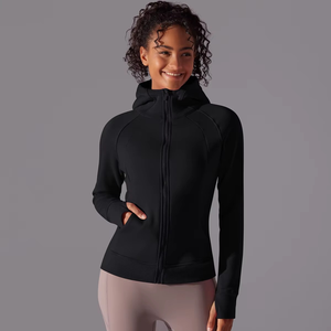 Pull à col roulé personnalisé en polaire, pull épais, sweat à capuche chaud à fermeture éclair pour femmes, automne hiver - Product Image 5