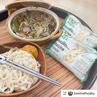 Thaifex MOKI Hazır Yulaf Lifi Fettuccine Konjac 200g Kutu/Paket - Şekersiz Yüksek Diyet Lifli 2 Dakikada Pişirme KETO GLÜTENSİZ