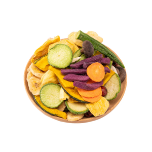 Frutas y verduras mixtas Patatas fritas Vf Frutas deshidratadas Verduras Chips 1,5Kg Paquete de frutas crujientes liofilizadas/vegeta seca a granel - Product Image 1