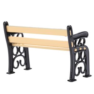 Minimalist creative <b>metal</b> garden patio <b>bench</b> for home hotel garden outside park seating patio <b>bench</b> outdoor and indoor furniture - Product Image 2