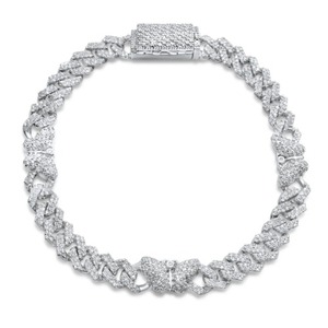 สายโซ่คิวบาหรูหราสำหรับผู้ชายพร้อมตะขอกล่องเพทายของขวัญส่งออกสำหรับผู้ที่มีมาตรฐานสไตล์ที่ไม่มีใครเทียบได้ - Product Image 2