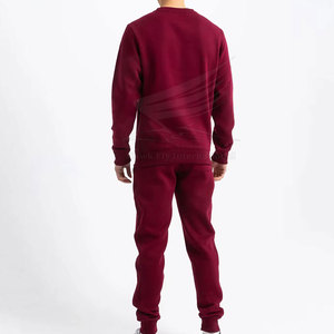 Ensemble de survêtement d'hiver pour homme en coton 100% de qualité supérieure - Fermeture à cordon personnalisable et poches latérales, respirant, vêtements de rue - Product Image 2