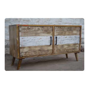 Muebles Modernos para Interiores al por Mayor, Gabinete de 2 Puertas Personalizado al por Mayor, Madera de Mango, Estilo Antiguo, Multifuncional para Cocina y Parque - Product Image 1