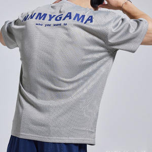 T-shirt de sport personnalisé à séchage rapide pour hommes T-shirts de sports d'action T-shirt de course en maille respirante - Product Image 6