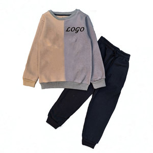 Vêtements de sport d'extérieur personnalisés à bas prix Jogger Sweat Suit Ensembles Survêtement en molleton chaud avec motif solide - Product Image 2