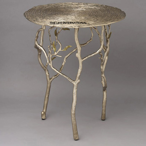 Nhà Máy Bán Hàng Trực Tiếp Bán Buôn Đồ Nội Thất Nhà Bên Bảng Cho Phòng Khách Cây Vàng Thiết Kế Chi Nhánh Cuối Bảng - Product Image 1