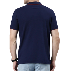 Polo classique pour homme Smart Double Piqué Polo Half Sleeve Authentic Fit T-Shirt - Product Image 5