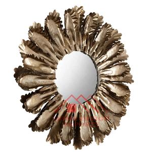Fantaisie Contemporain Mur Miroir Vente Chaude En Métal Aluminium Moulage Cadres Mur Décor Miroir Pour La Maison Hôtels et Restaurants - Product Image 4