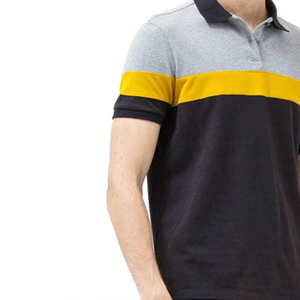 Polos de talla grande para hombre, 100% de algodón, logotipo bordado e impreso personalizado, informal, estilo sólido, de punto corto, de bambú, transpirable - Product Image 3