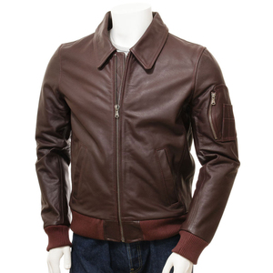 Nouvelle arrivée Veste en cuir et toile à capuche pour homme de haute qualité Hiver Design personnalisé Respirant Séchage rapide - Product Image 3