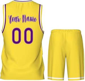 Uniforme de baloncesto ligero de alta calidad para adultos Estilo único Color sólido Conjunto de talla grande Transpirable Más ropa de baloncesto - Product Image 1