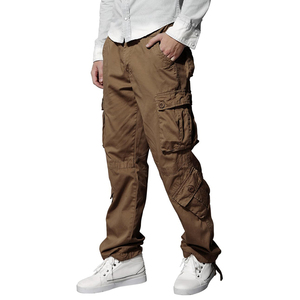 Pantalones Cargo de Algodón 100% para Hombre, Modelo 2026, Corte Ajustado, Casuales, Color Personalizado, Transpirables, Venta al Por Mayor - Product Image 2