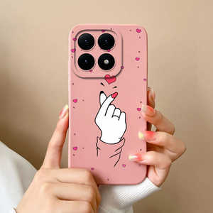 Custodia per cellulare antiurto in TPU con design a cuore in stile Ins per 15T e 14 Plus - Product Image 4