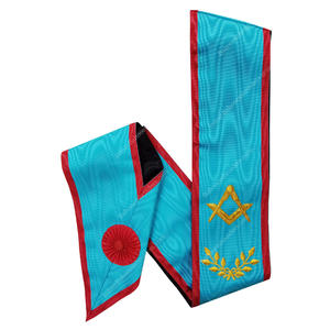 MASONIC REGALIA BLUE LODGE ASSR SCOTTISH RITE MASTER SASH FREEMASON RUBAN SACHET MAÇON CÉRÉMONIES - Product Image 6