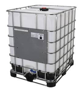 Meilleure offre de vente sur le nouveau réservoir à huile et à eau Vestil IBC-330 en polyéthylène haute densité, capacité de 330 gallons - Product Image 1