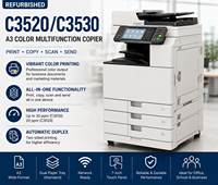 Photocopieur multifonction couleur A3 d'occasion C3520 C3530, imprimante laser recto-verso, scanner, machine de photocopie de bureau