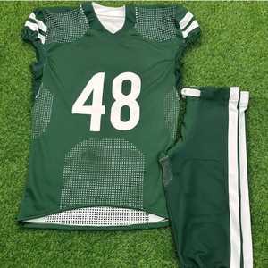 Uniforme de football américain adulte personnalisé le plus vendu de la plus haute qualité faites votre propre sublimation de vêtements de football - Product Image 2