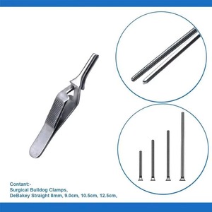 Pinza Bulldog de Acero Inoxidable, Instrumento Médico Quirúrgico, Agarre Fuerte y Duradero para Procedimientos Dentales y Clínicos - Product Image 4
