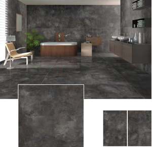 Carreaux de sol en porcelaine de qualité AAA, 1200x1800 mm, modernes, antidérapants, hautement durables, polis, brun clair, classiques, pour la pièce directe - Product Image 5