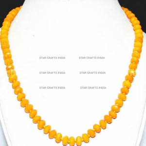 Colliers Pour Filles De L'Inde 2024 Résine Ronde Tendance De La Mode Pendentif Tridimensionnel Collier De Perles De SCI - Product Image 5