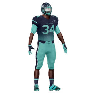 Conjunto de Uniforme de Fútbol Americano Personalizable 2025, Elegante, Bordado, Transpirable, de Manga Corta, con Transferencia Térmica, Tallas Grandes - Product Image 2