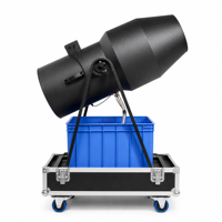 Topflashstar 3000W Canon à mousse pour fête avec flight case, souffleur de mousse DMX 2CH pour piscine, parc aquatique, événement