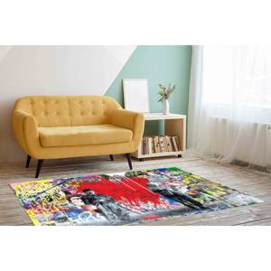 Alfombra de Arte Banksy: Alfombra Antideslizante Colorida para Sala de Estar, Alfombra Suave No Tejida - Product Image 5