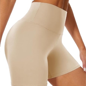 Ensemble de yoga sans couture à prix abordable pour femmes short leggings OEM, short taille haute sans couture avec poches - Product Image 6