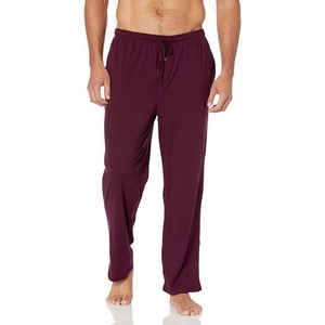 Personnalisé hommes automne couleur unie sport hommes pantalons avec poche cordon décontracté Streetwear 100% coton hommes pantalons - Product Image 1
