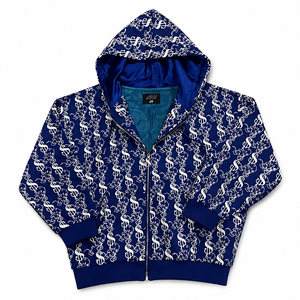 Top en coton tricoté bleu royal V1 Blue Glow - Product Image 1