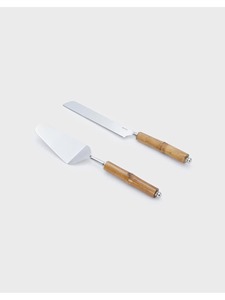 High Quality Cake Server Set Wooden Handle Stainless Steel Dessert Knife Kitchen Tools for <b>Baking</b> and Serving Cakes - Product Image 4