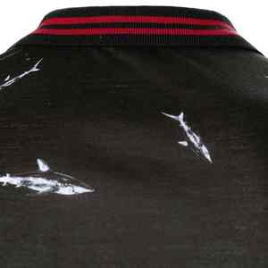 Premium Allover Printed Cotton Elevate Your casual Wardrobe With A Fusion Of Modern Patterns And <b>Classic</b> Comfort Men Polo Shirt - Product Image 3