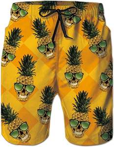 Pantalones cortos para correr de cintura elástica de malla Real de alta calidad de 5 pulgadas para hombre, nuevo diseño, poliéster teñido liso, de talla grande, de punto hasta la rodilla - Product Image 1