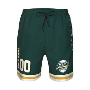 Pantalones cortos deportivos para hombre con logotipo personalizado, ropa deportiva de entrenamiento de gimnasio de malla transpirable de secado rápido, pantalones de verano - Product Image 3