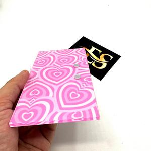 Acrylic Lash <b>Tile</b> Pink Heart & Butterfly Shape Customizable Sustainable with <b>Magnets</b> Custom Logo Printing OEM 2-in-1 - Product Image 5