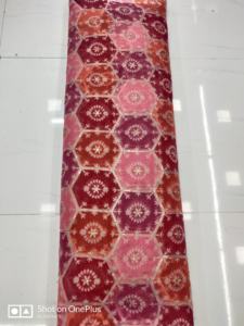 Listo para Stock Imprimir con Zari Sequence Tebby Tela de seda para mujer Ropa Tela impresa para venta de exportación - Product Image 3