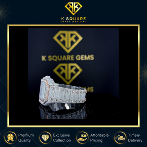 Huge Demanded Hot Selling Best Quality <b>Automatic</b> for Water Resistant Square Unisex Stainless Steel Moissanite Diamond Watch - Product Image 5