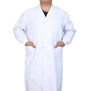 Bata Médica Blanca Premium, Uniforme de Laboratorio, Bata Protectora Clínica, Logotipo Personalizado, Lista para Enviar - Product Image 1