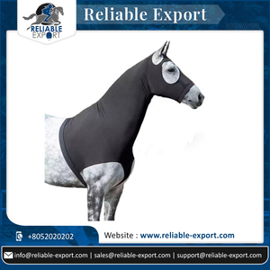 Comfortable Adjustable Spandex Horse Hood Protective Gear for Horse Care - Product Image 6
