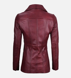 Chaquetas clásicas de cuero PU para mujer, soporte OEM/ODM, directo de fábrica, envío rápido, prendas de vestir exteriores de moda con estilo, MOQ bajo. - Product Image 5