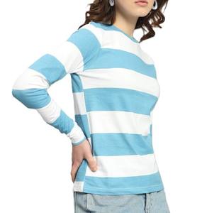 Ladies Premium Quality Plus Size Breathable Ladies Tee Shirts Relaxed Fit Casual Women 100% Cotton for Girls Twin Color - Product Image 3