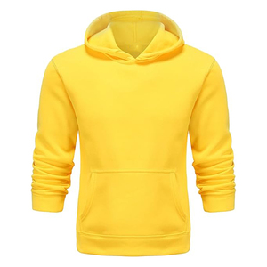 Long Sleeve Pullover Hoodie Sweatshirt with Kangaroo Pocket Embroidery Winter Season Drawstrings - Product Image 1