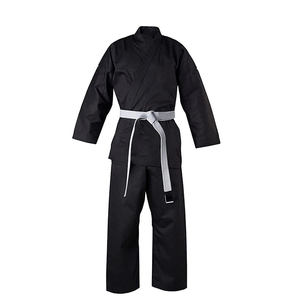 Nouveaux ensembles d'uniformes de karaté et de judo élégants, unis, personnalisables, de haute qualité, en coton et polyester durables, fabriqués pour adultes, extensibles - Product Image 2