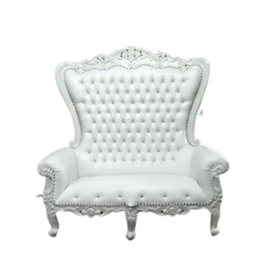 Chaise de trône royal Chaise de trône en bois de haute qualité Chaise de trône de roi de deux places Meubles d'hôtel Prix de gros - Product Image 1