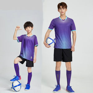 Ensemble de maillot de football pour adultes, manches courtes, tenue d'entraînement, hommes, femmes, personnalisé, garçons, filles, col en V, vêtements de sport, hiver, imperméable, haute qualité - Product Image 3