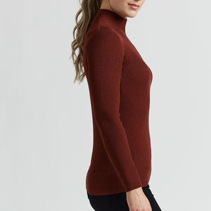 Sweat à col montant personnalisé | Pull à col haut pour hommes et femmes à manches longues - Product Image 3