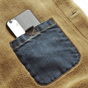 Veste en toile et denim tendance, prix bas, unisexe, style streetwear décontracté, commande en gros, vente en gros d'usine, imperméable à l'avant - Product Image 4